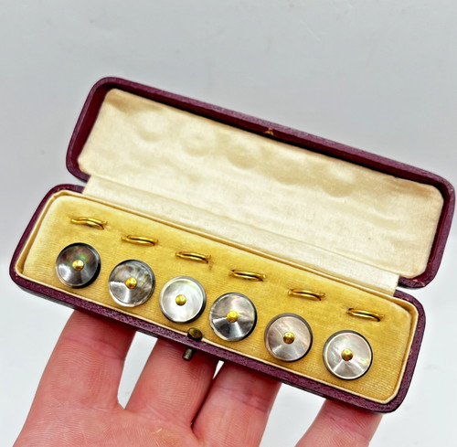 Antique cased set mother - cased, of