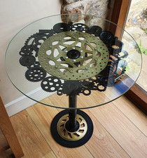 Motorcycle Themed Table