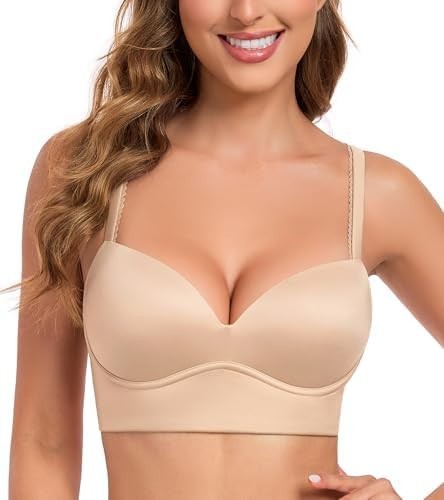 Push wirefree bra beige - bra,