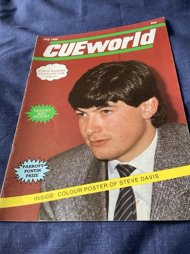 Cue world july - cue, 1986,snooker