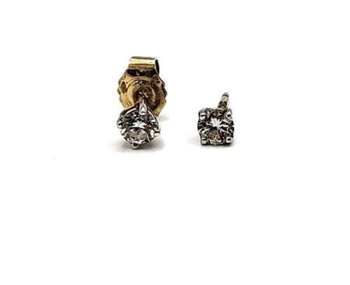 Diamond earring studs - studs, 18ct