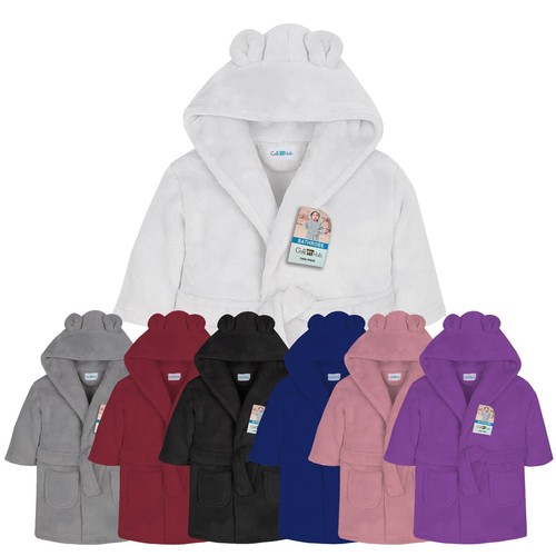 Baby dressing gown hooded - dressing,