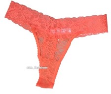 Primark Ladies Orange Lace Thong Underwear Brief Women Knickers Underwear Panty