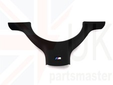 BMW 3 5 SERIES E46 E39 GENUINE M SPORT STEERING WHEEL BLACK COVER TRIM 7833355