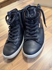Ecco Black Leather Boots UK 6 EU 39