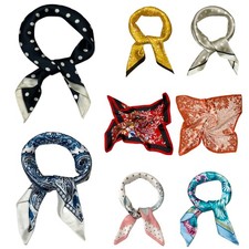 Square Satin silk Scarves