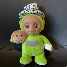 VGC Teletubbies Party Dipsy Talking Soft Plush Toy Hat Pancake Excellent 11"