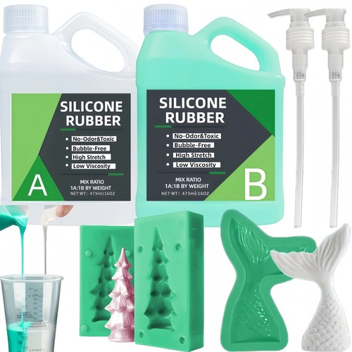Platinum silicone rubber - 1:1,