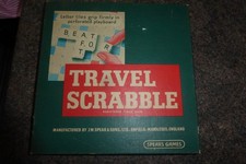 Spear’s Games Vintage Travel Scrabble Game