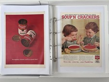 Rare Campbell’s Soup Advertising Archive Collection 1921 - 1971 60 Original Ads