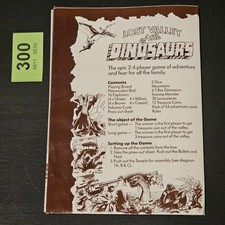 Board Game Lost Valley of The