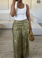 ZARA NEW WOMAN MID-RISE MIDI