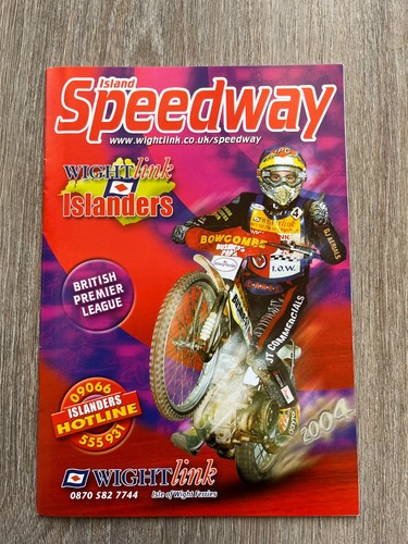 Island speedway programme 12th - island,