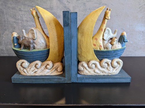 Noah ark bookends set - noah’s,