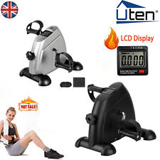 Mini Exercise Bike Portable Arm Leg Foot Pedal Adjustable Resistance Trainer