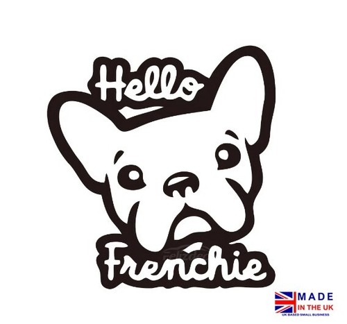 French bulldog sticker - french,