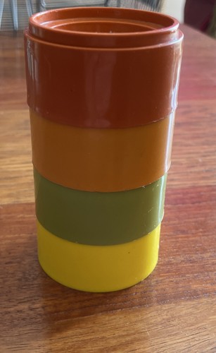 Vintage tupperware stacking - vintage,
