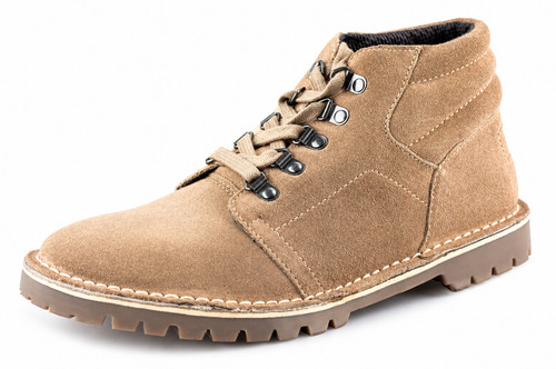 Mens roamers real suede - real, desert