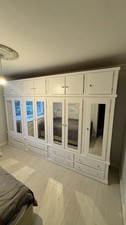 White Wardrobe 8 drawers and