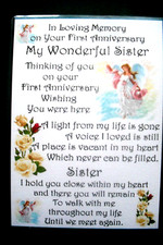 Laminated Memorial Remembrance