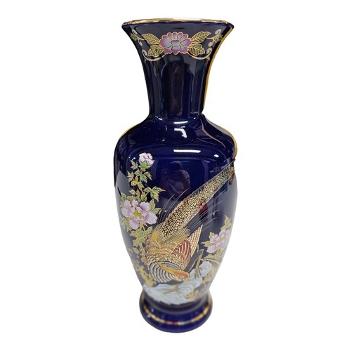 Kutani cobalt blue tall - cobalt, 12"