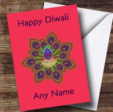Hot Pink Personalised Diwali