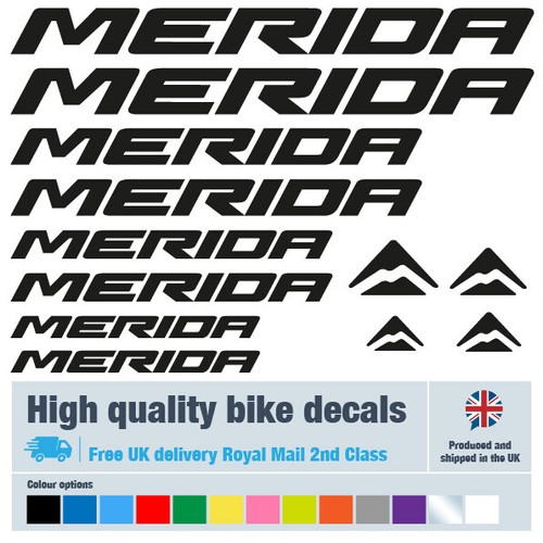 Merida bike labels decals - bike, /