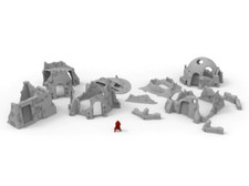 Wrecked Desert Terrain Star Wars Legion