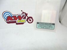 Genuine Classic Honda Warning