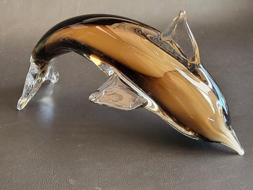Vintage murano brown white - vintage,