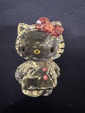 Swarovski Hello Kitty pink ribbon crystal Figurine - 2011 model