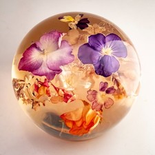 Vintage Lucite Paperweight