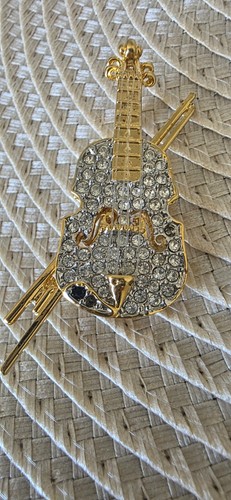 Vtg butler diamante gold - diamante, tone