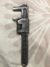 KING DICK STILSONS / Adjustable 7"  PIPE MONKEY WRENCH  PLUMBING Made In ENGLAND