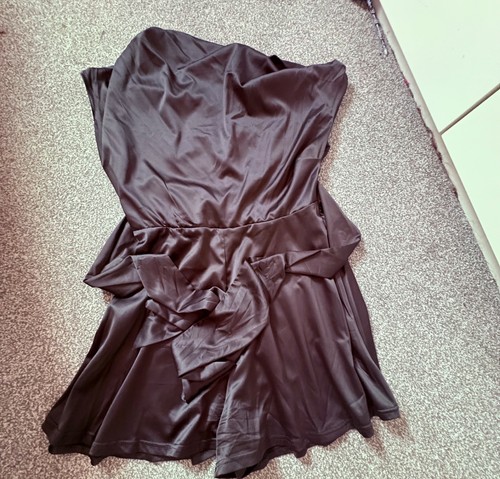 Ladies playsuit size - 14, black