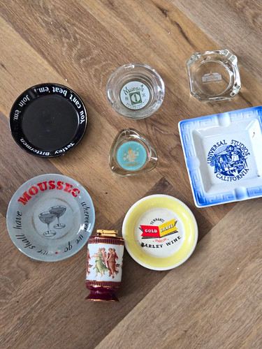 8pc vintage advertising - 8pc,