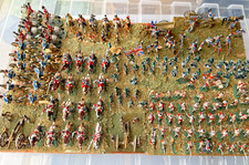 1:72 20mm Scale NAPOLEONIC FRENCH/BRITISH Diorama Excellently Painted 100 Figs