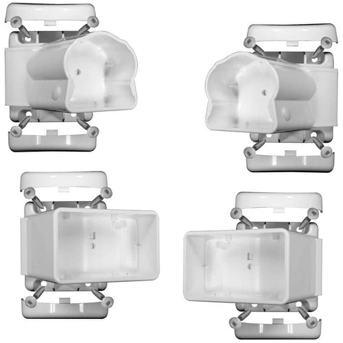 Veranda white angle bracket - white,