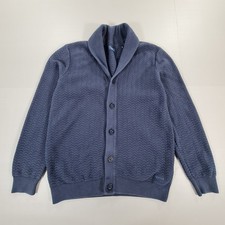GANT Mens Cardigan Navy Blue