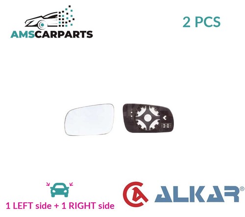 Rear view mirror glass - rear, pair