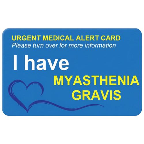 Medical alert card wallet - alert,