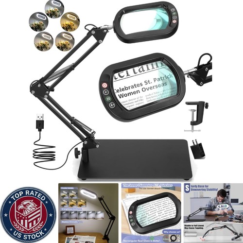 12x magnifying lamp with - 12x,