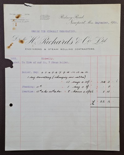 1935 richards co engineers - richards, &