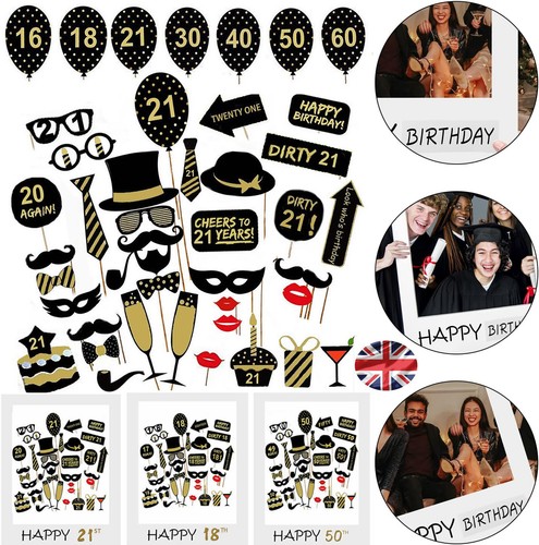 Frame photo booth - props, happy