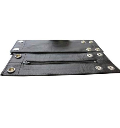 Genuine leather black - genuine,