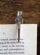 Sterling 925 Solid Silver Horse Bookmark Brand New 4.5 cm Booktok Racing Riding