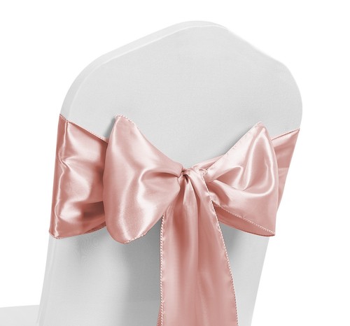 Wedding satin sashes for chair - wedding,