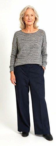 Laura ashley navy - ashley, pinstripe