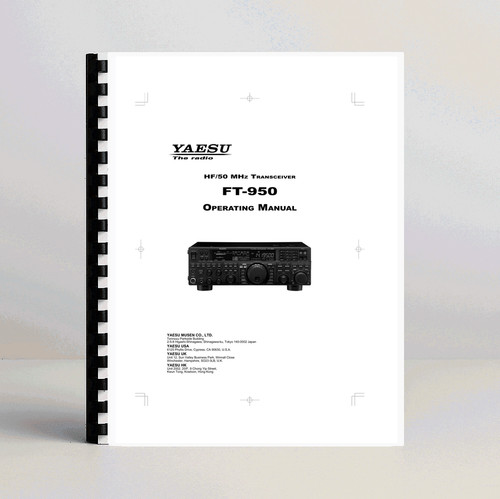 Yaesu 950 instruction - ft-950,