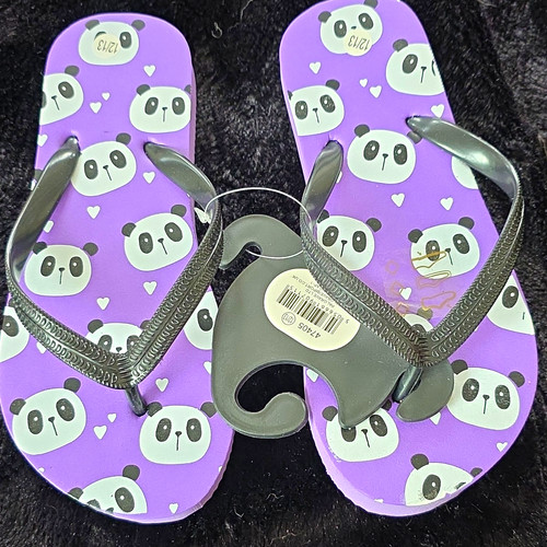 Children flip flops - flops, panda